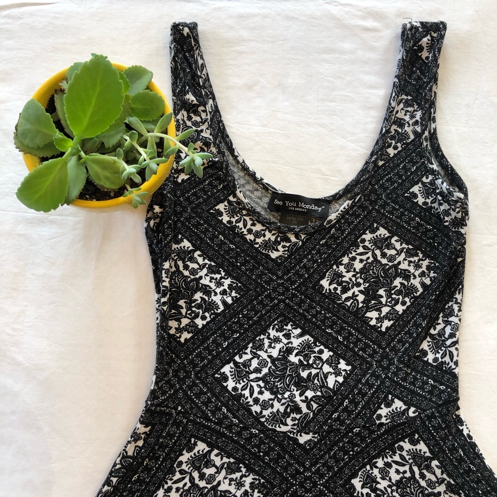 Adorable Print Summer Dress